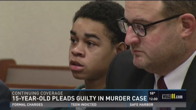 15 Year Old Pleads Guilty In Murder Case 