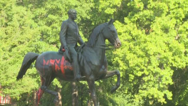 Kentucky Confederate statue vandalized